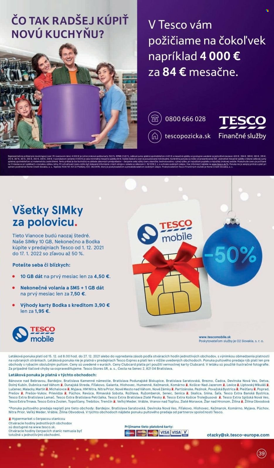 Leták TESCO - 15.12.2021 - 27.12.2021. Strana 39