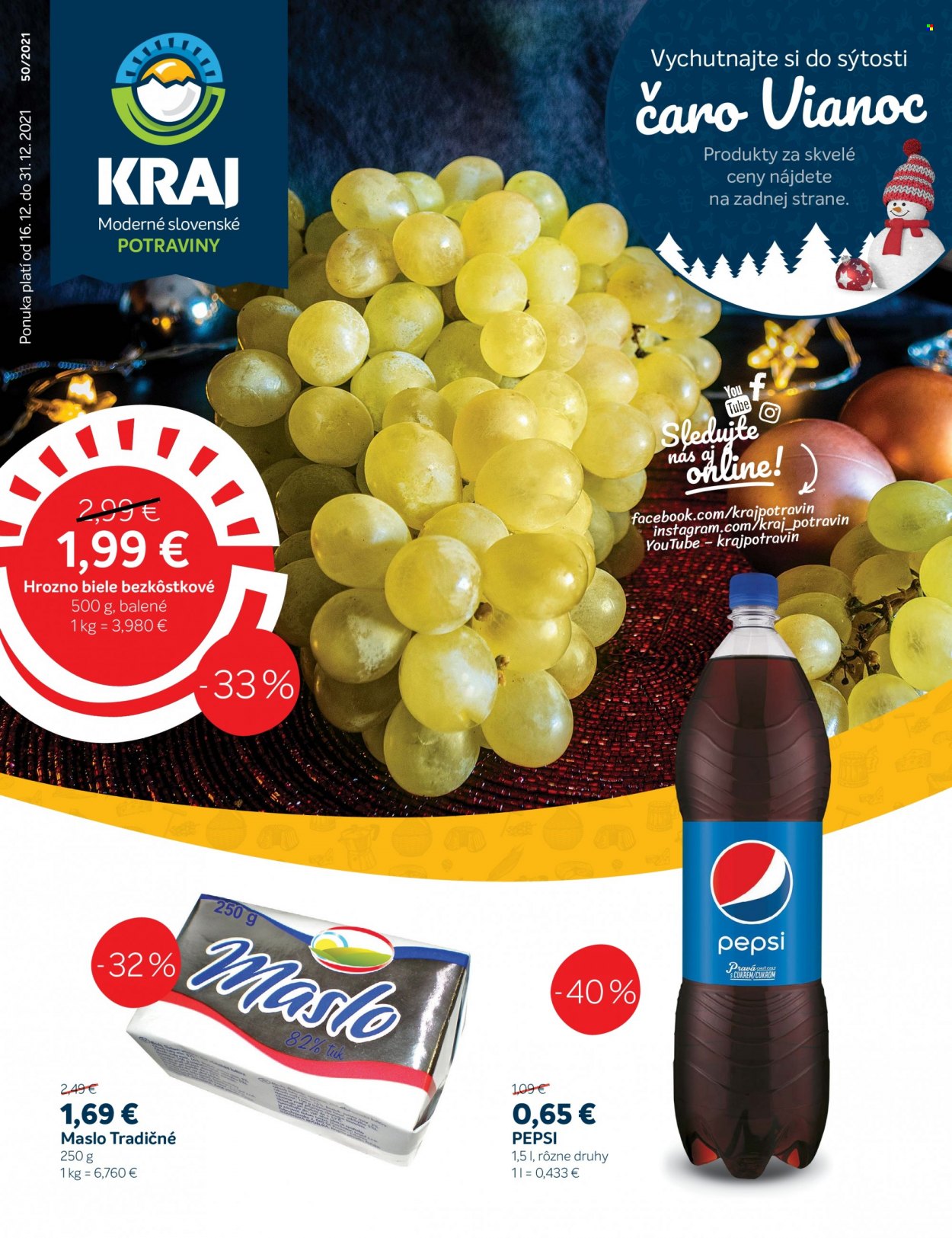 Leták Kraj - 16.12.2021 - 31.12.2021. Strana 1