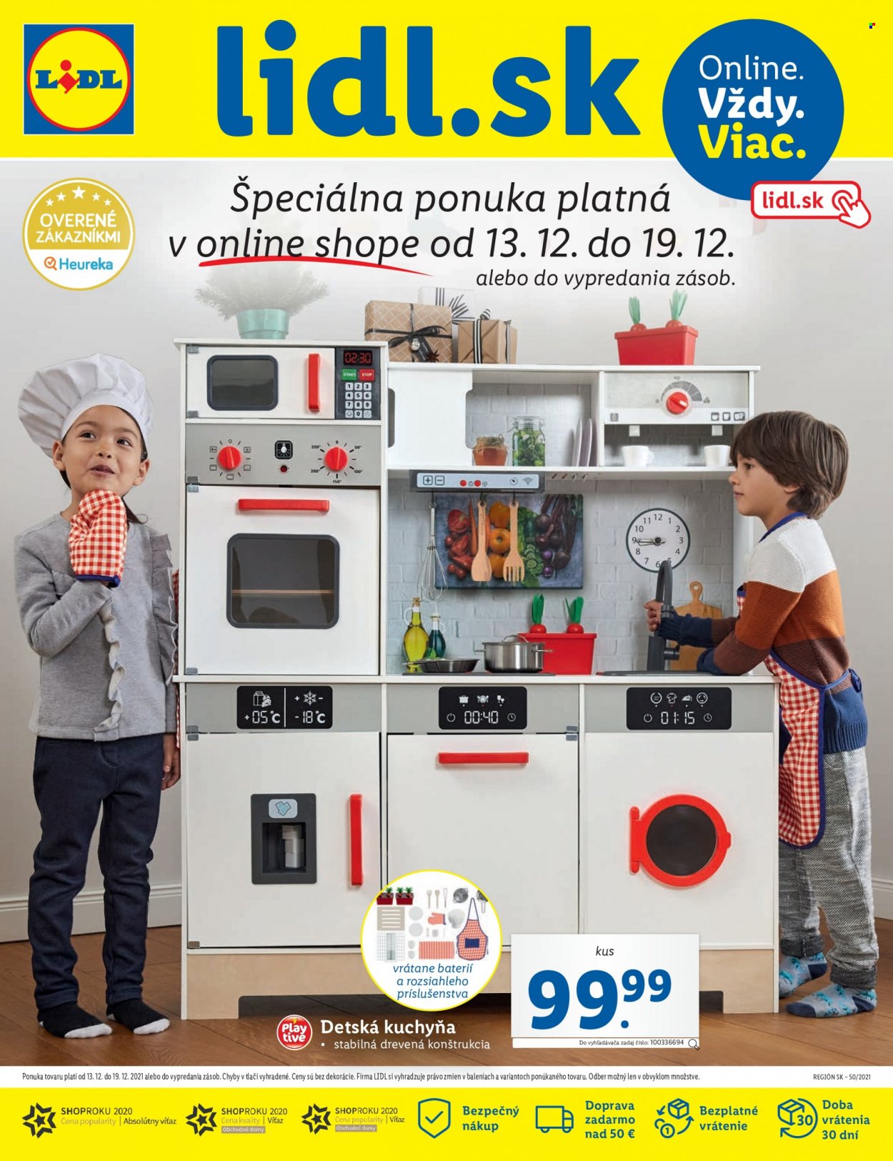 Leták Lidl - 13.12.2021 - 19.12.2021. Strana 1