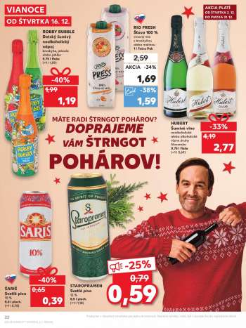 thumbnail - HUBERT Šumivé víno nealkoholické rôzne druhy Slovensko 0,75 l fľaša (=1 l 3,69)