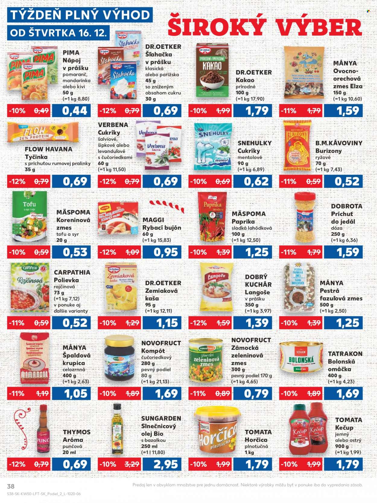 Leták Kaufland - 16.12.2021 - 21.12.2021. Strana 38