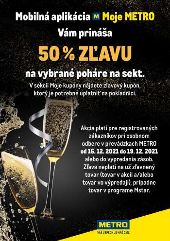 Leták Metro - 16.12.2021 - 19.12.2021.