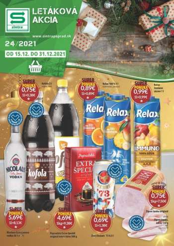 Leták Sintra - 15.12.2021 - 31.12.2021.
