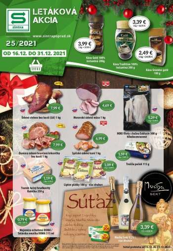 Leták Sintra - 16.12.2021 - 31.12.2021.