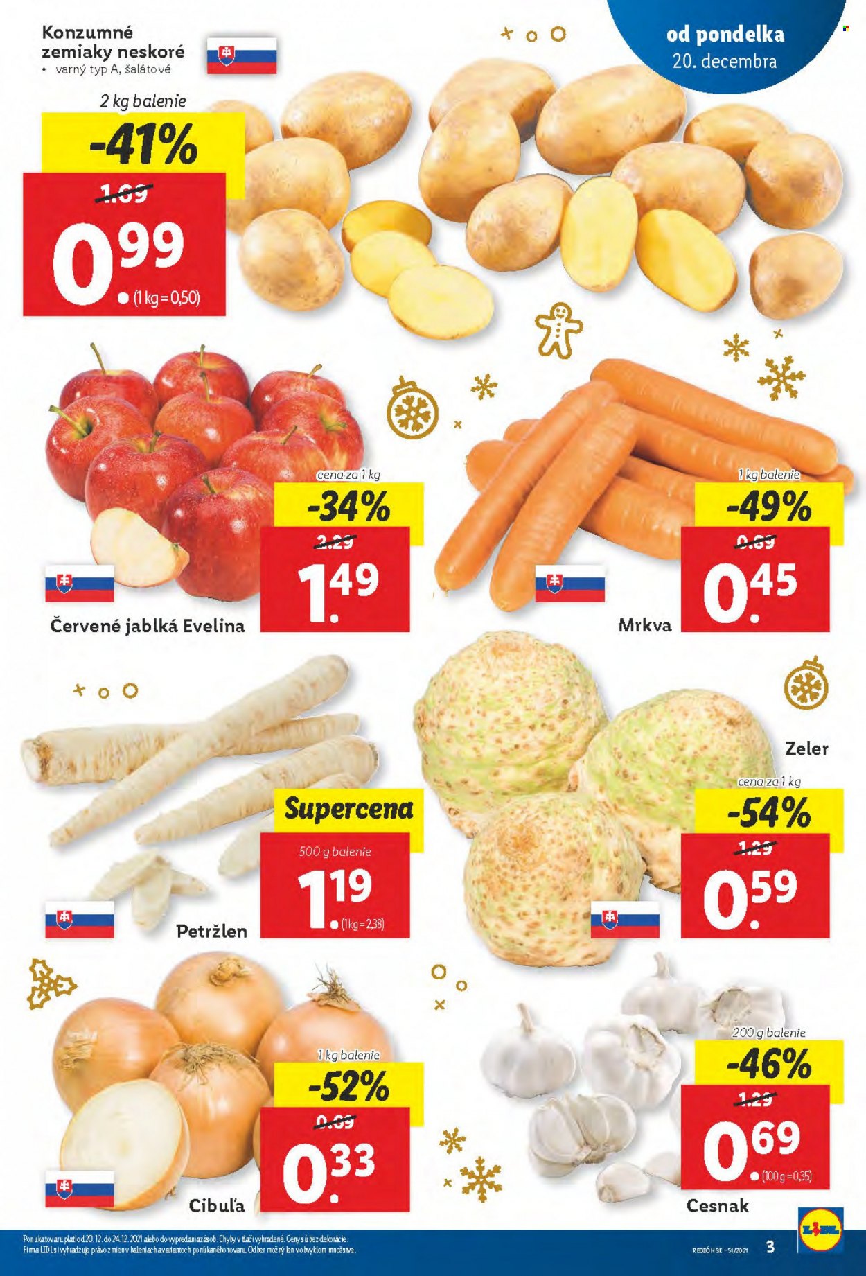 Leták Lidl - 20.12.2021 - 24.12.2021. Strana 3