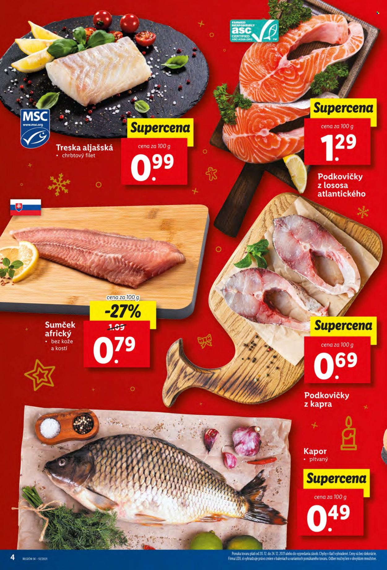 Leták Lidl - 20.12.2021 - 24.12.2021. Strana 4