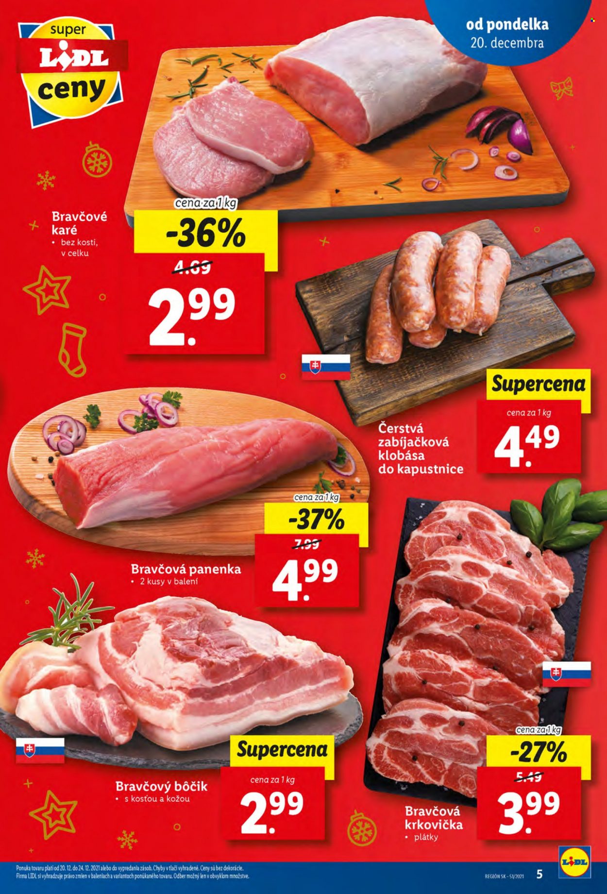 Leták Lidl - 20.12.2021 - 24.12.2021. Strana 5