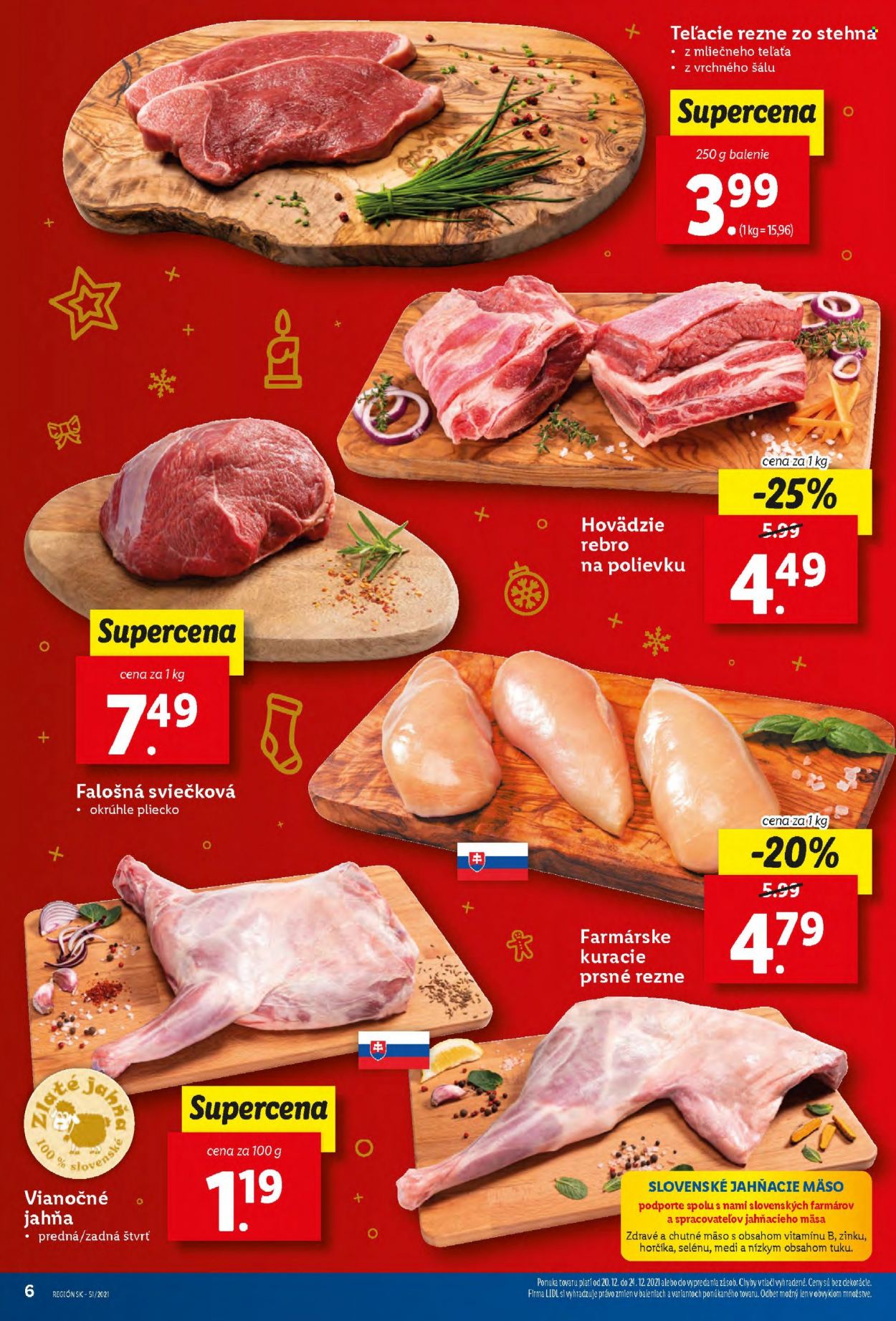 Leták Lidl - 20.12.2021 - 24.12.2021. Strana 6