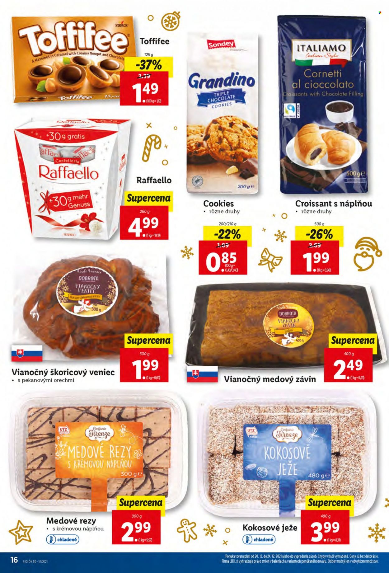 Leták Lidl - 20.12.2021 - 24.12.2021. Strana 16