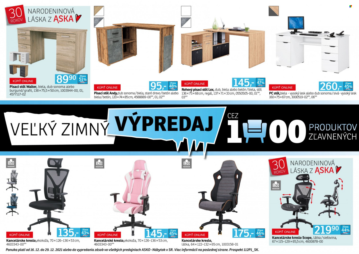 Leták Asko Nábytok - 16.12.2021 - 29.12.2021. Strana 26