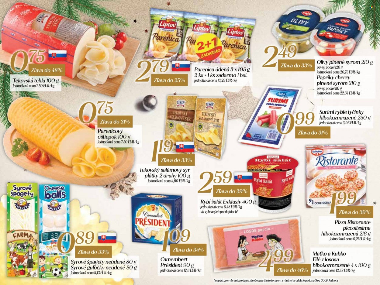 Leták COOP Jednota - 16.12.2021 - 24.12.2021. Strana 4