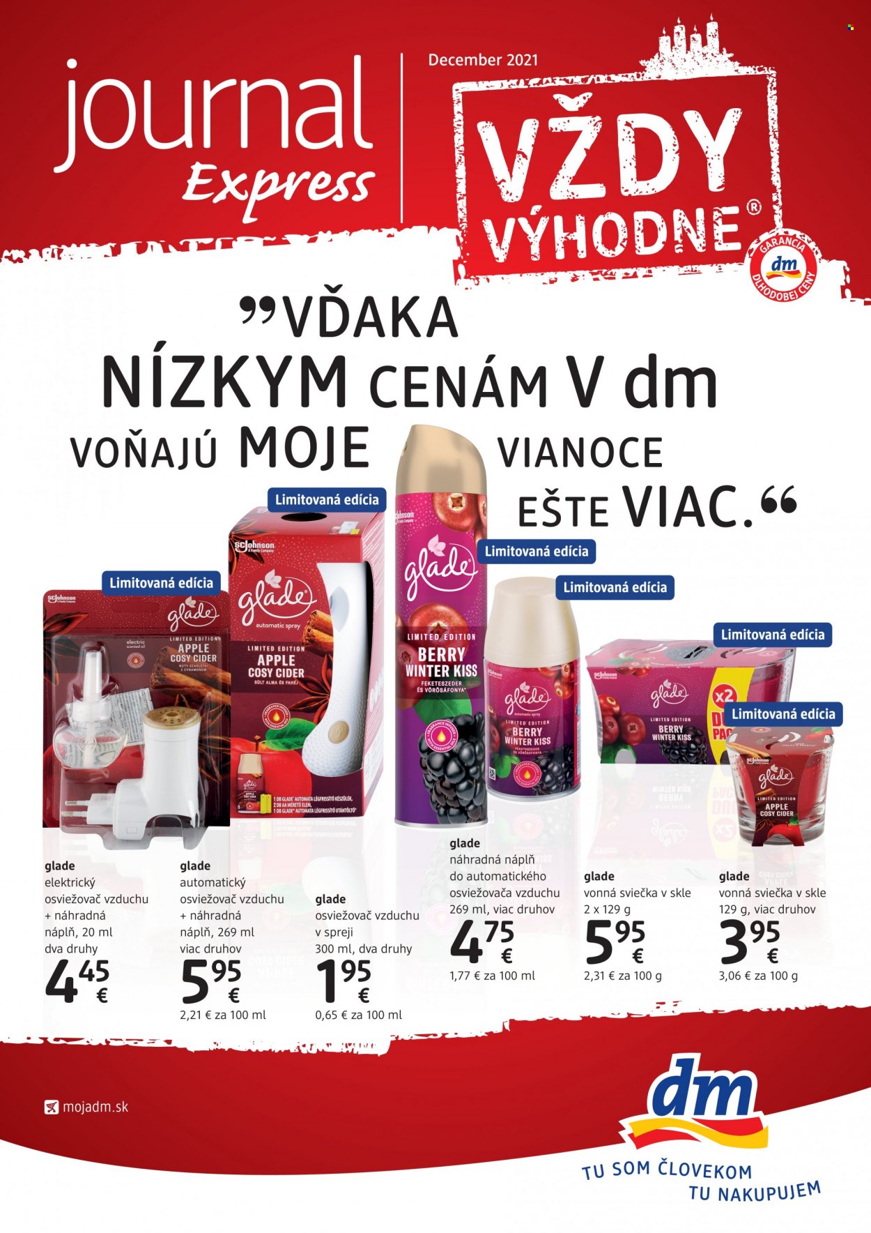 Leták dm drogerie - 1.12.2021 - 31.12.2021. Strana 1