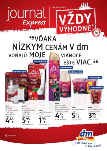 Leták dm drogerie - 1.12.2021 - 31.12.2021.