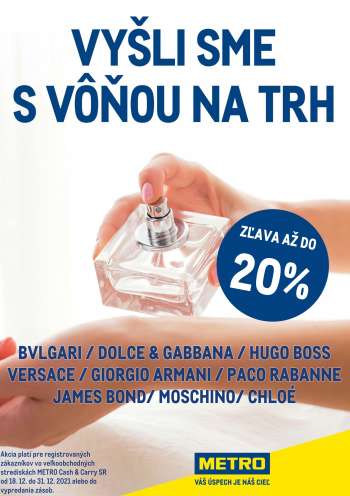 Leták Metro - 18.12.2021 - 31.12.2021.