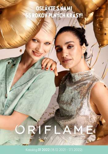 Leták Oriflame - 18.12.2021 - 17.1.2022.