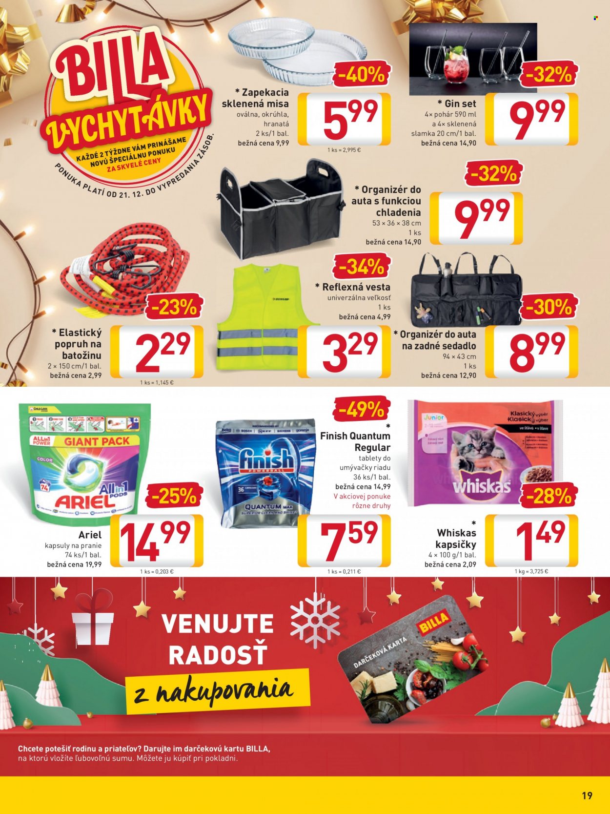 Leták Billa - 21.12.2021 - 28.12.2021. Strana 19