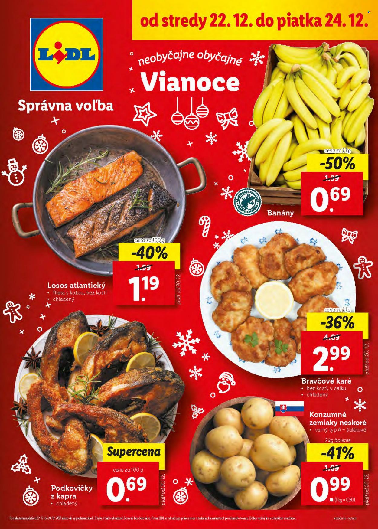 Leták Lidl - 22.12.2021 - 24.12.2021. Strana 1