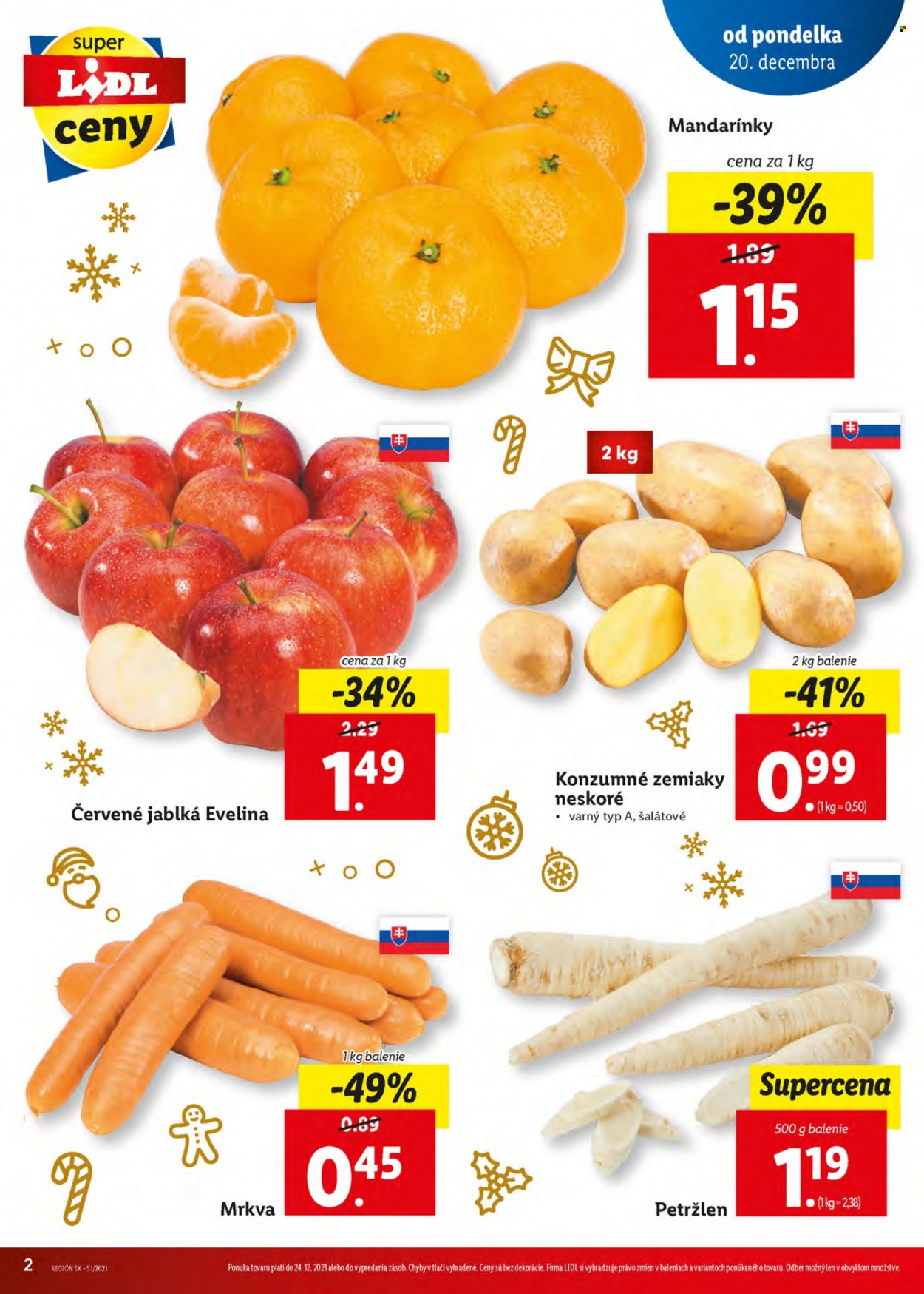Leták Lidl - 22.12.2021 - 24.12.2021. Strana 2