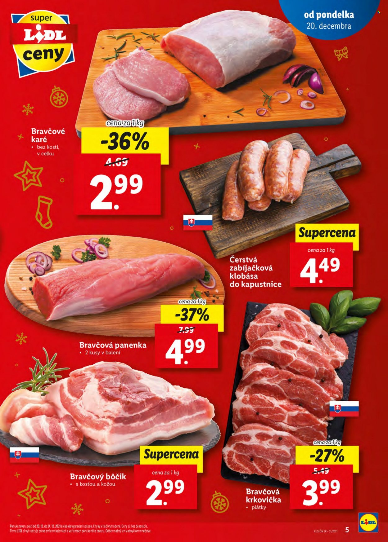 Leták Lidl - 22.12.2021 - 24.12.2021. Strana 5