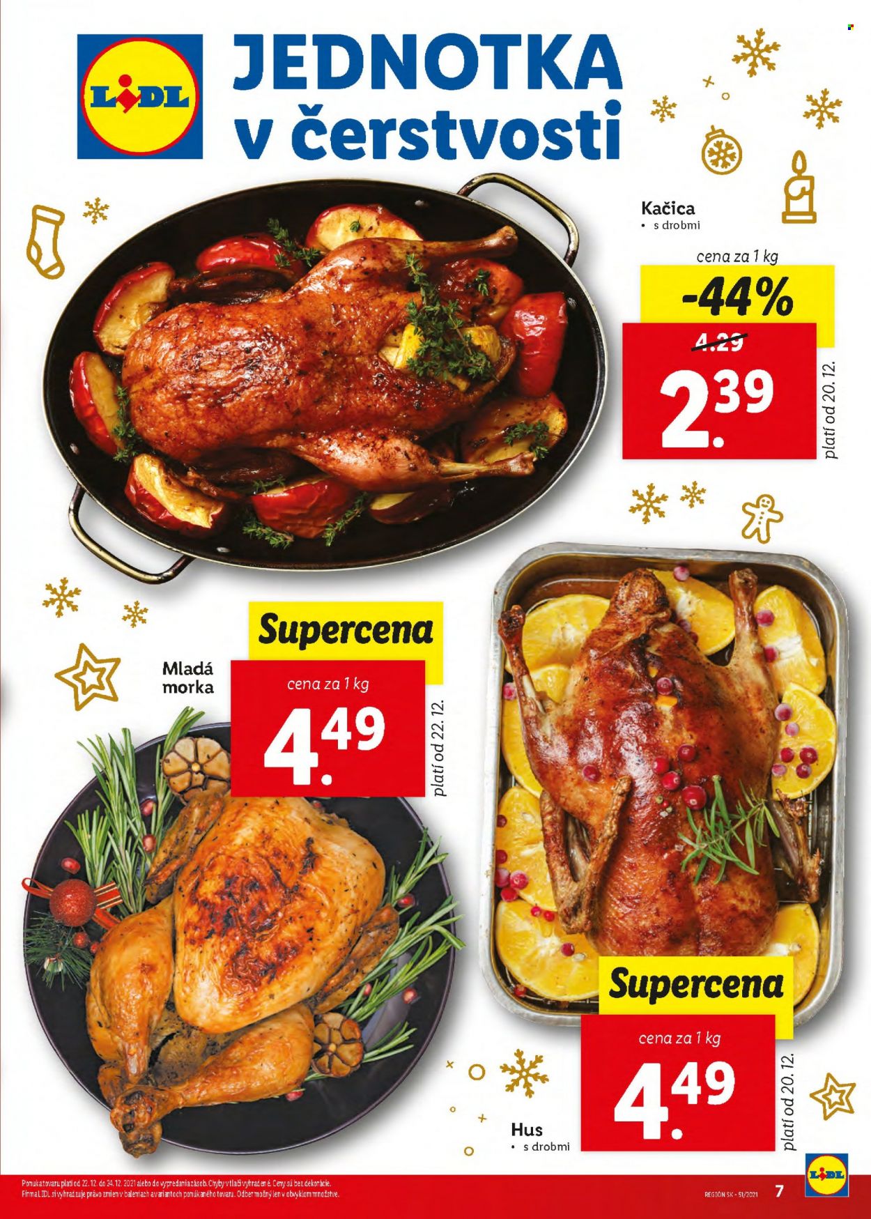 Leták Lidl - 22.12.2021 - 24.12.2021. Strana 7