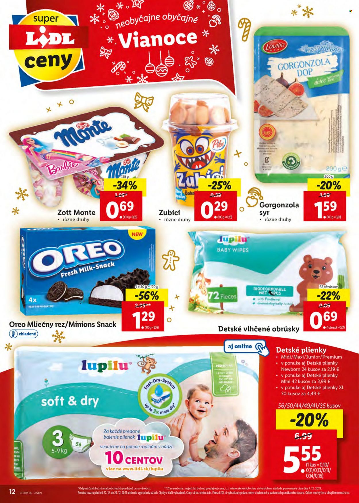 Leták Lidl - 22.12.2021 - 24.12.2021. Strana 12