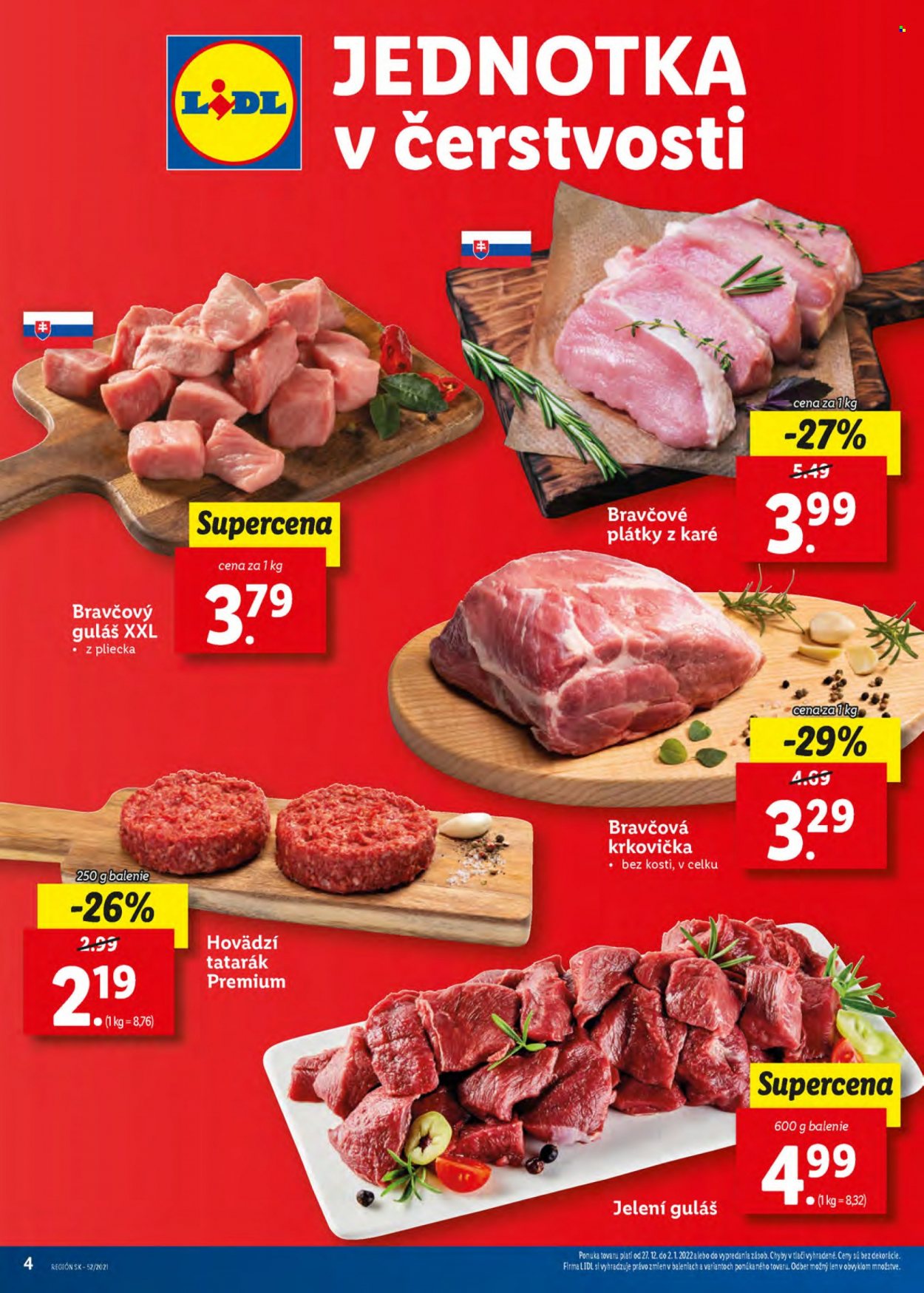 Leták Lidl - 27.12.2021 - 2.1.2022. Strana 4