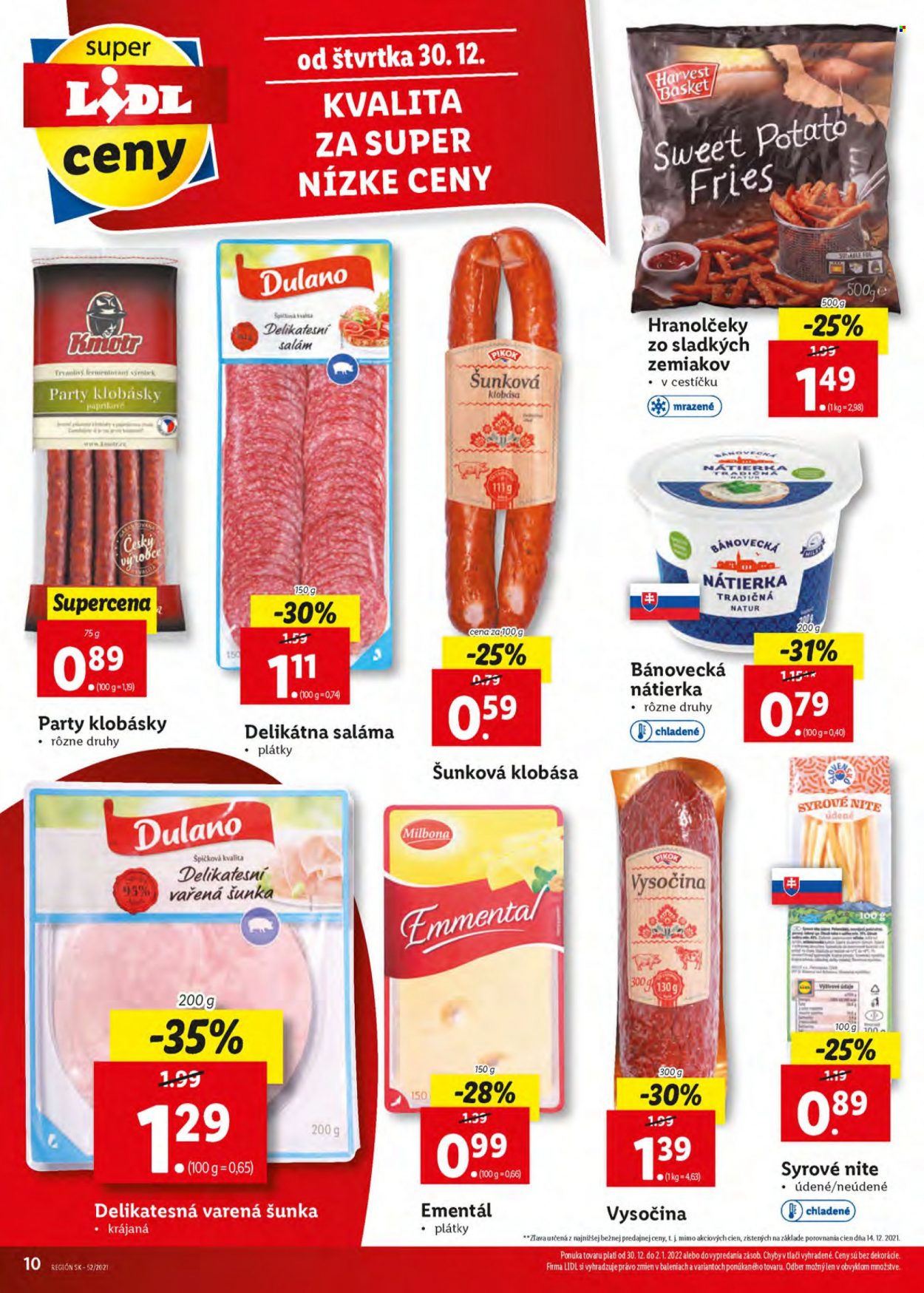Leták Lidl - 30.12.2021 - 2.1.2022. Strana 10