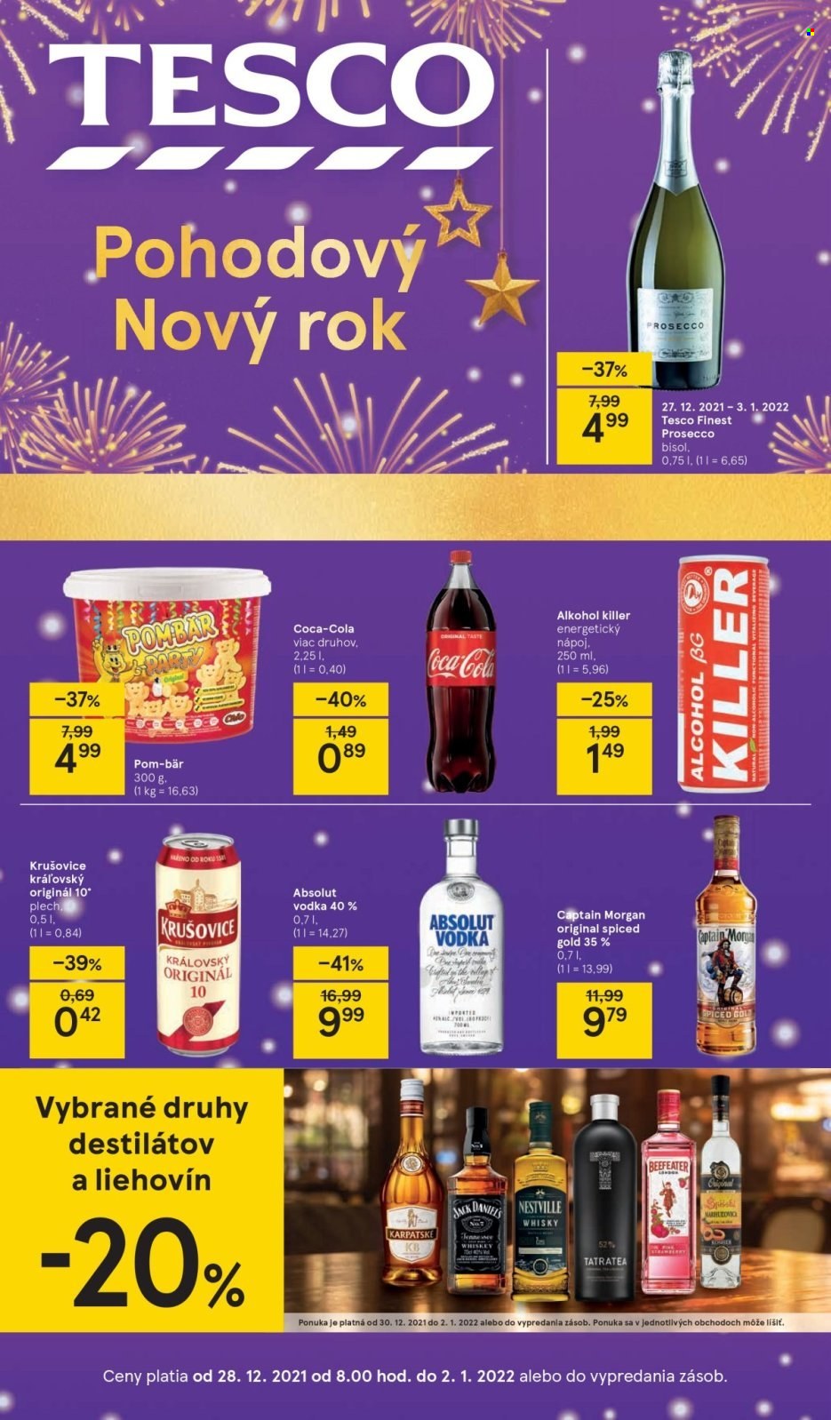 Leták TESCO - 28.12.2021 - 2.1.2022. Strana 1