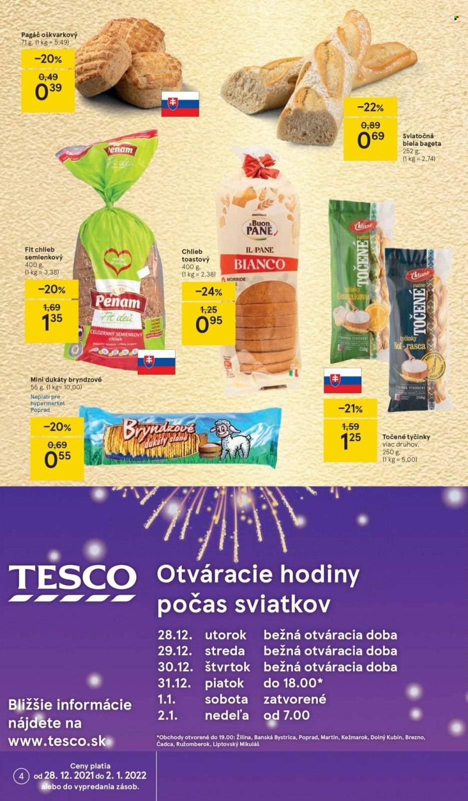 Leták TESCO - 28.12.2021 - 2.1.2022. Strana 4