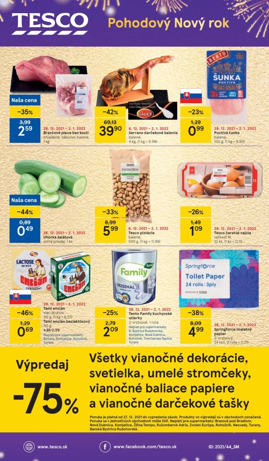 Leták TESCO supermarket - 28.12.2021 - 2.1.2022. Strana 8