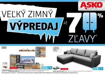 Leták Asko Nábytok - 27.12.2021 - 12.1.2022.