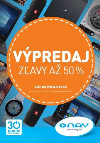 Leták NAY Elektrodom - 25.12.2021 - 5.1.2022.