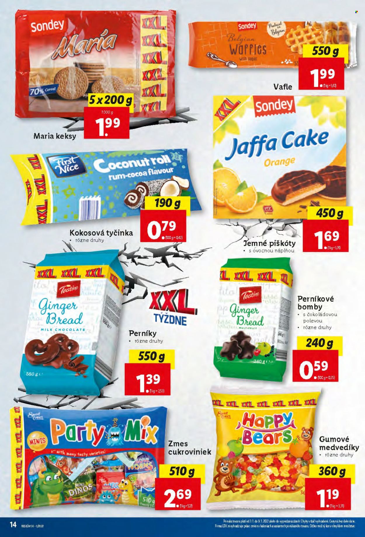 Leták Lidl - 3.1.2022 - 9.1.2022. Strana 14