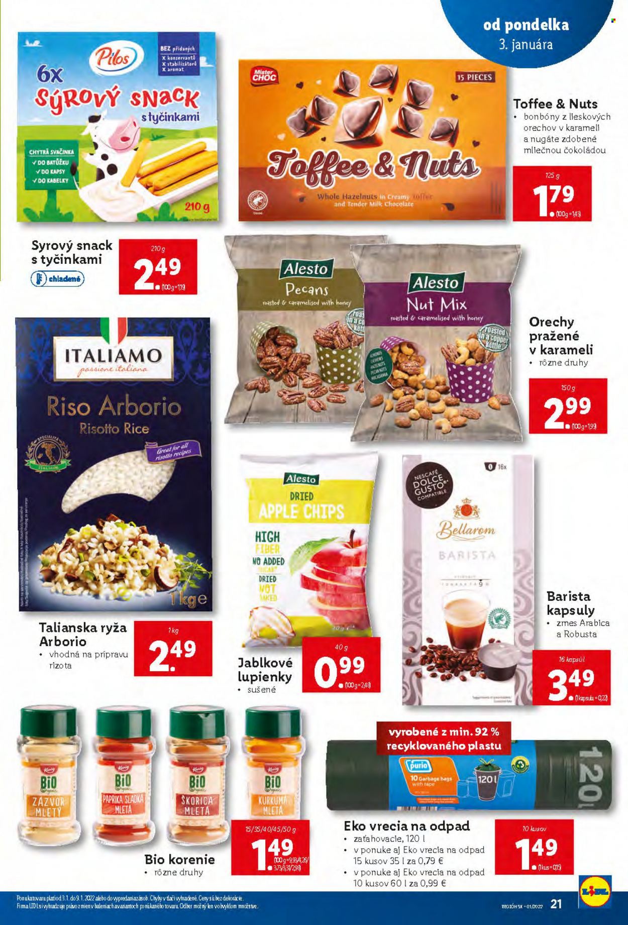 Leták Lidl - 3.1.2022 - 9.1.2022. Strana 21