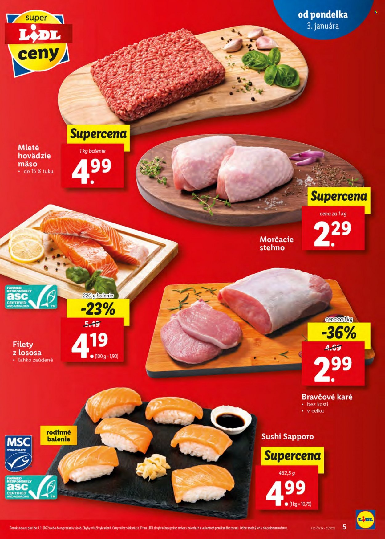 Leták Lidl - 5.1.2022 - 9.1.2022. Strana 5