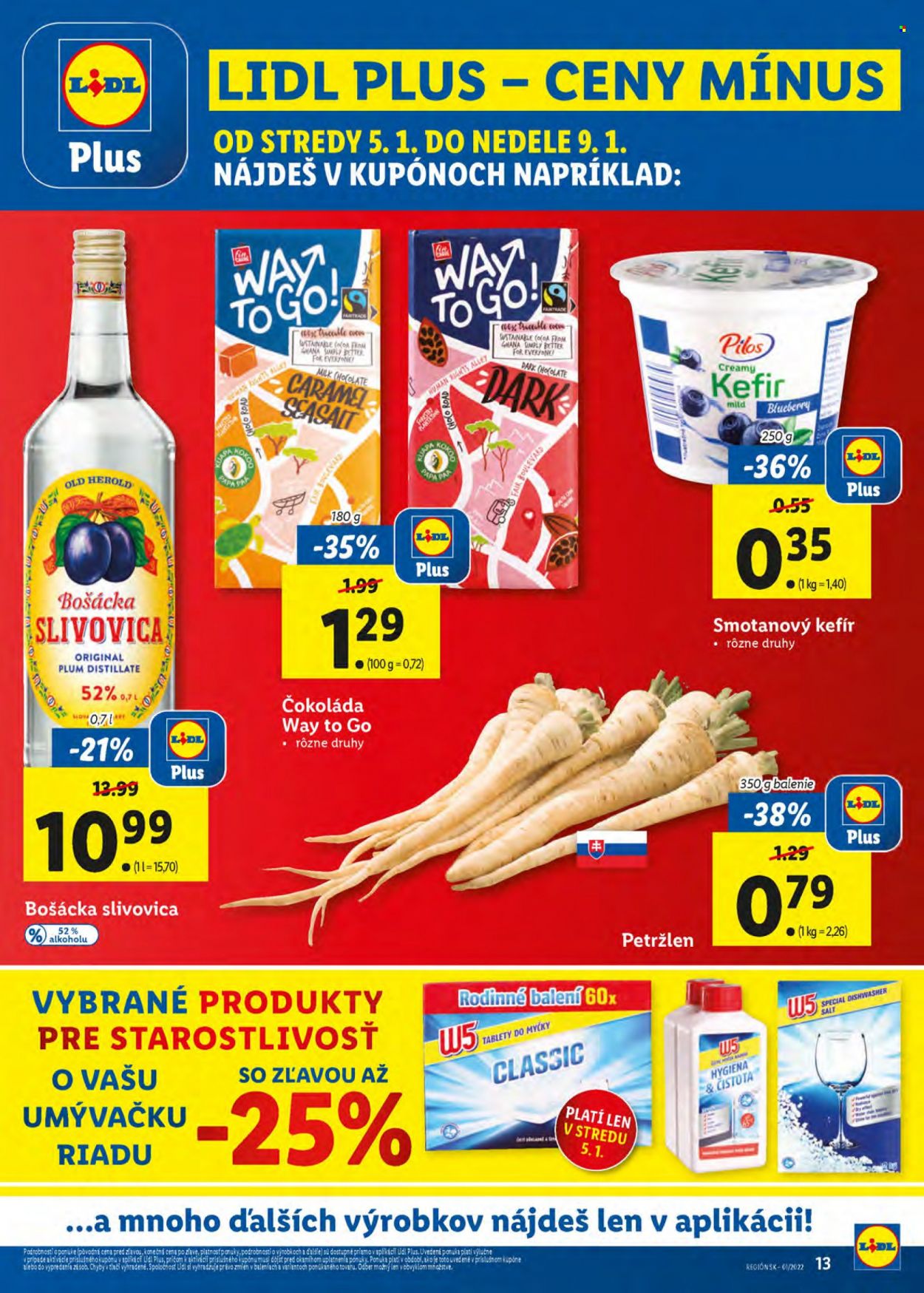 Leták Lidl - 5.1.2022 - 9.1.2022. Strana 13