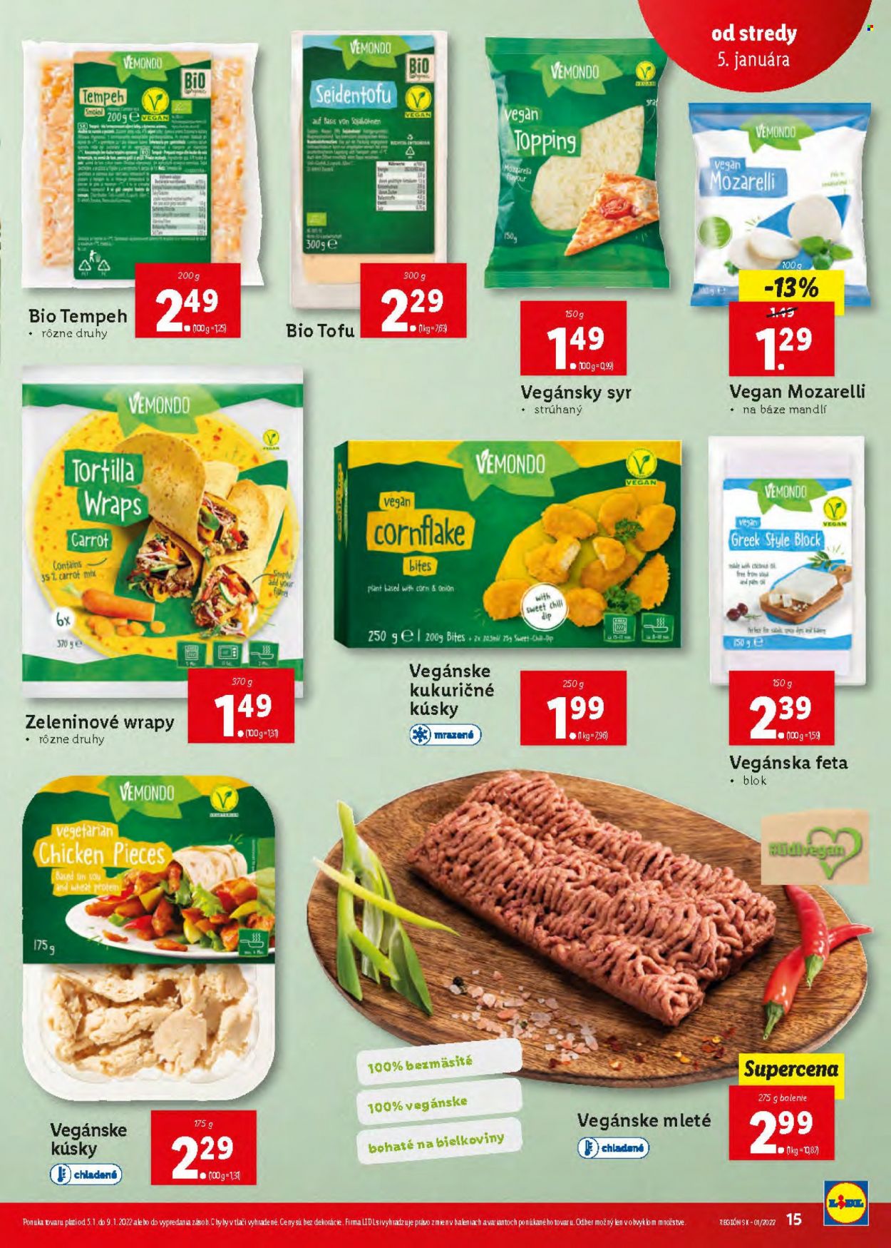 Leták Lidl - 5.1.2022 - 9.1.2022. Strana 15