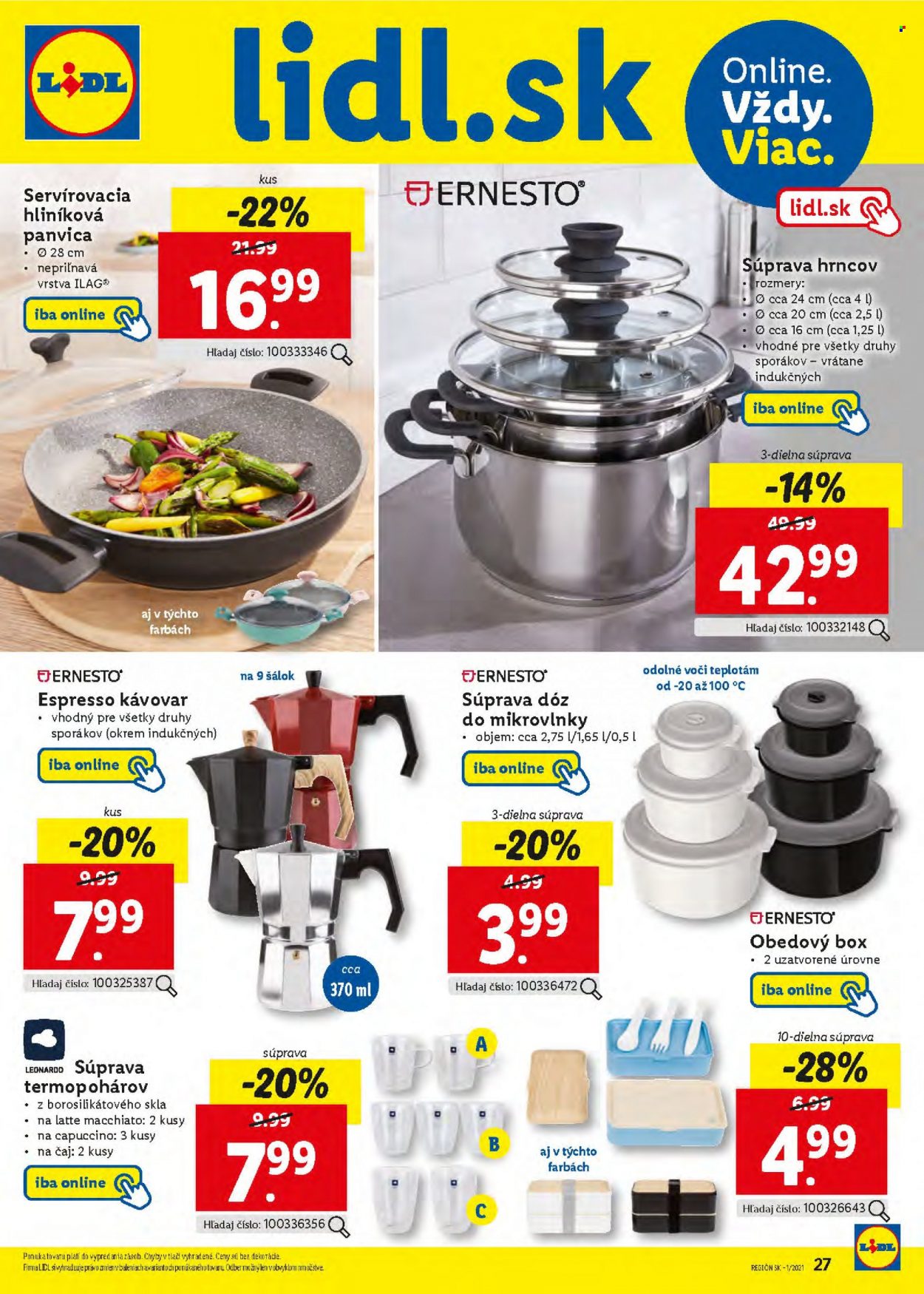 Leták Lidl - 5.1.2022 - 9.1.2022. Strana 27