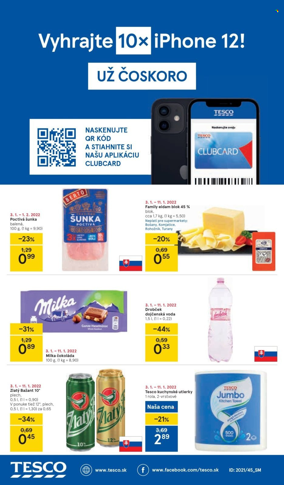 Leták TESCO supermarket - 3.1.2022 - 11.1.2022. Strana 8