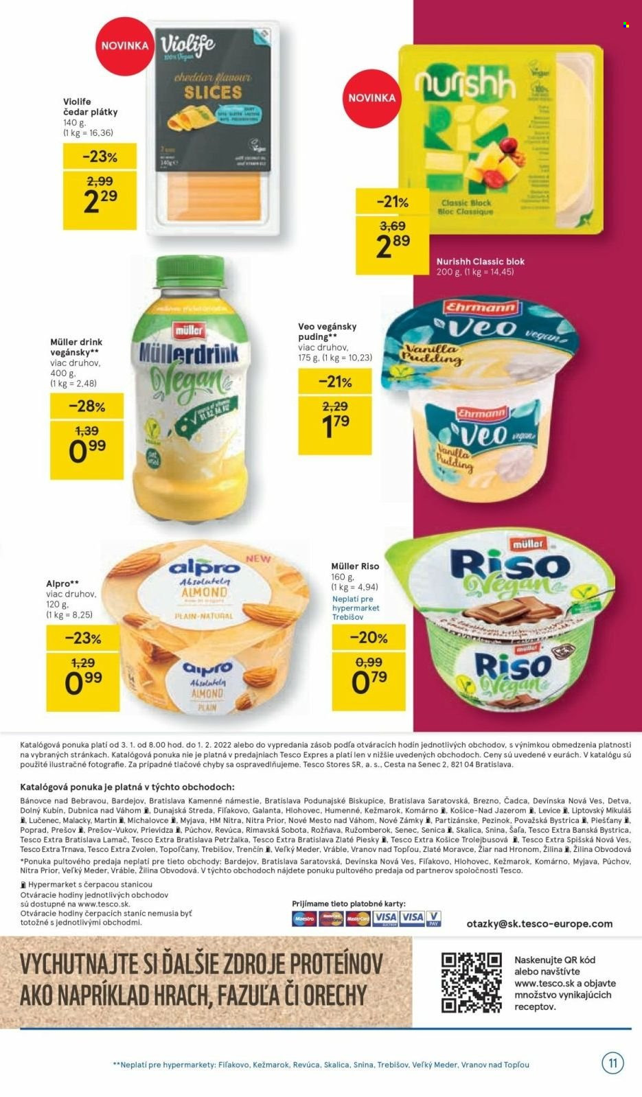 Leták TESCO - 3.1.2022 - 1.2.2022. Strana 11