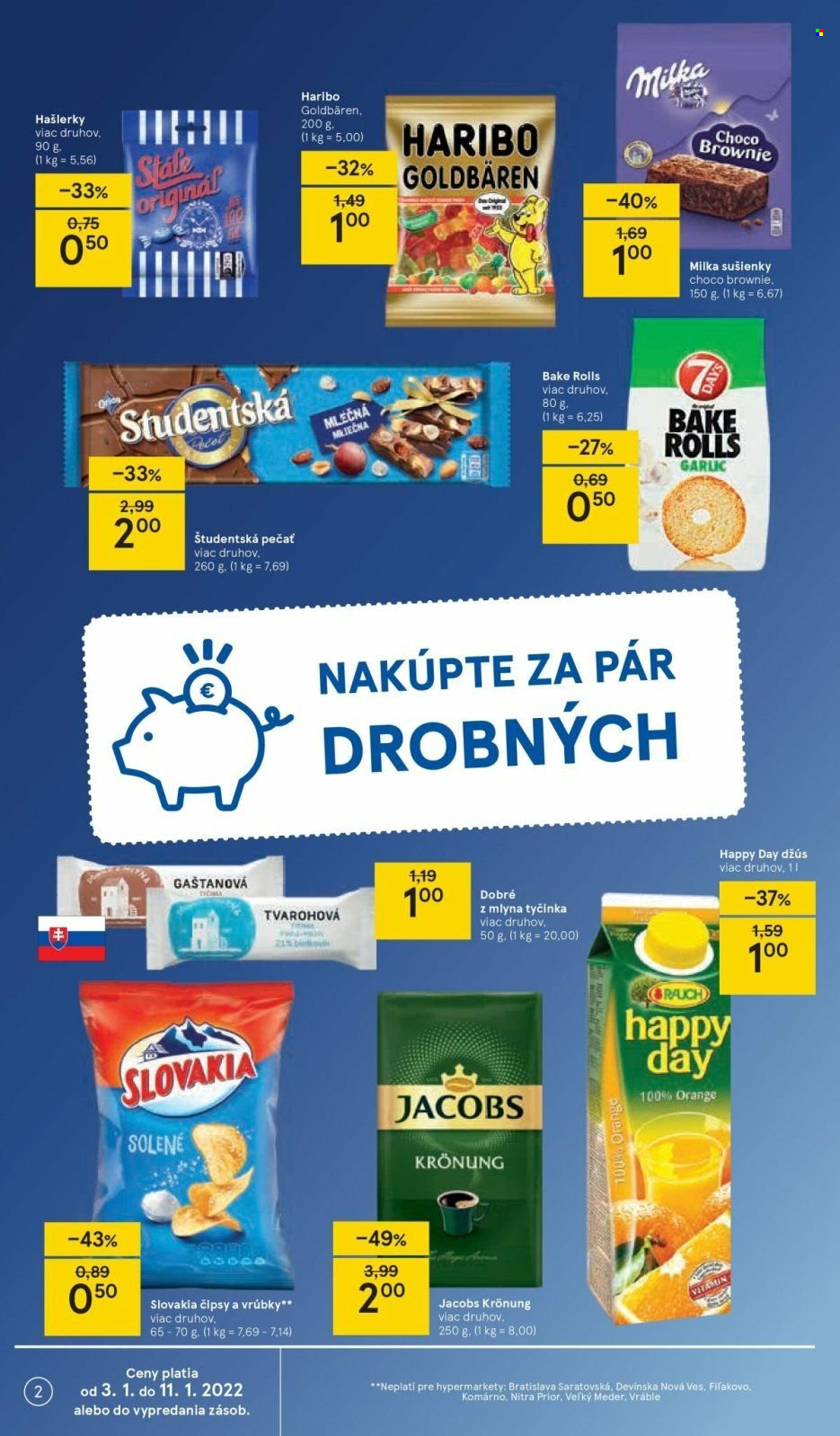 Leták TESCO - 3.1.2022 - 11.1.2022. Strana 2