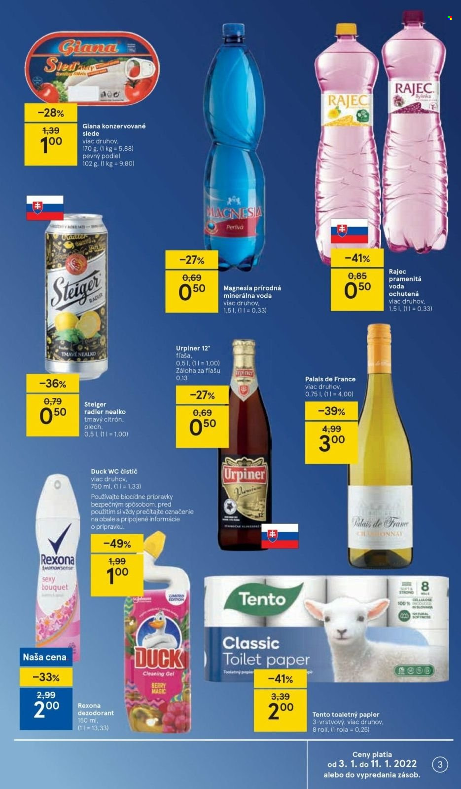Leták TESCO - 3.1.2022 - 11.1.2022. Strana 3
