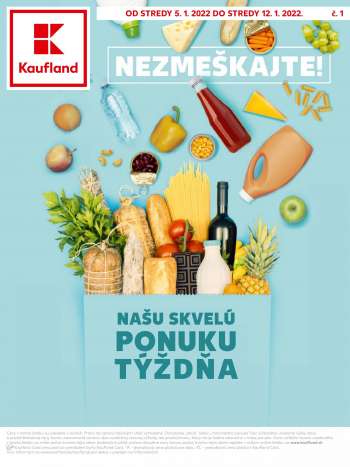 Leták Kaufland - 5.1.2022 - 12.1.2022.