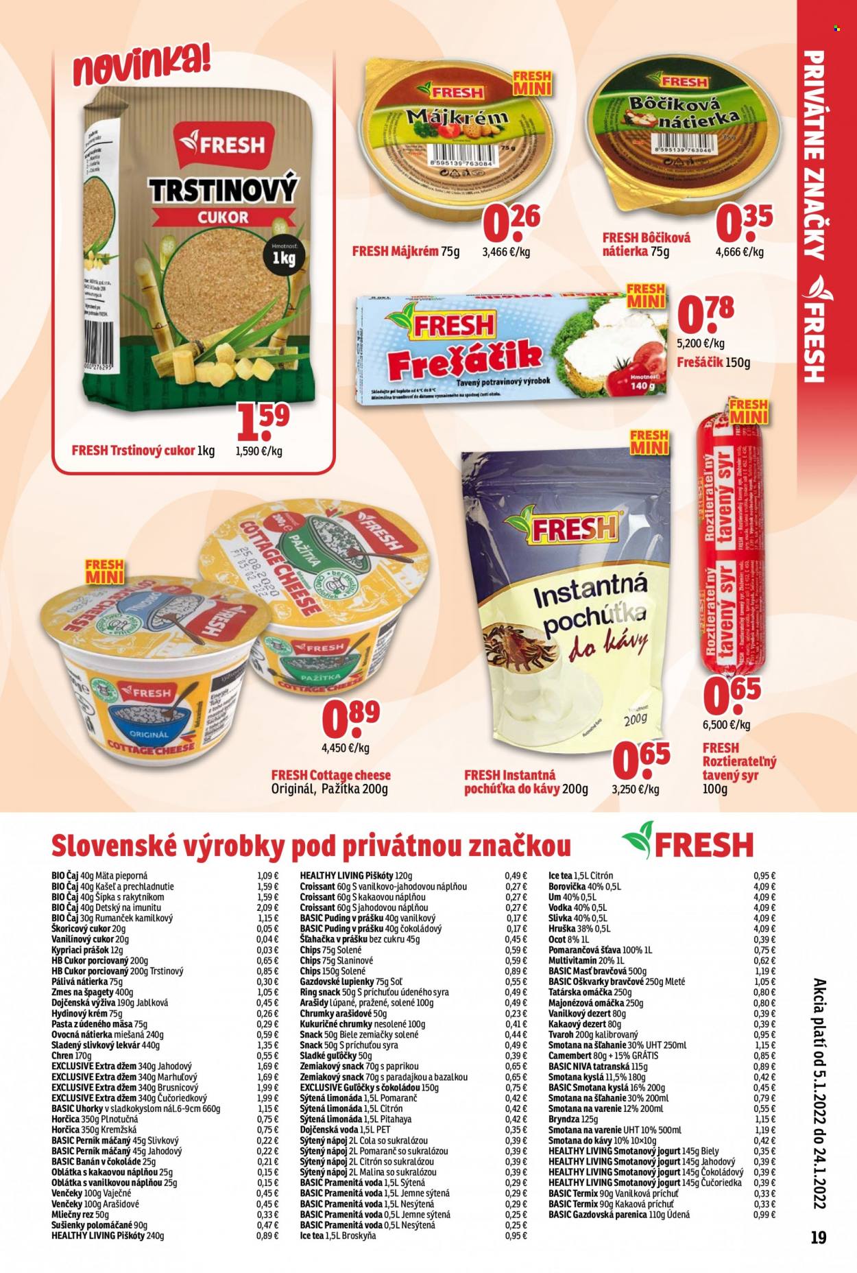 Leták FRESH - 5.1.2022 - 24.1.2022. Strana 19