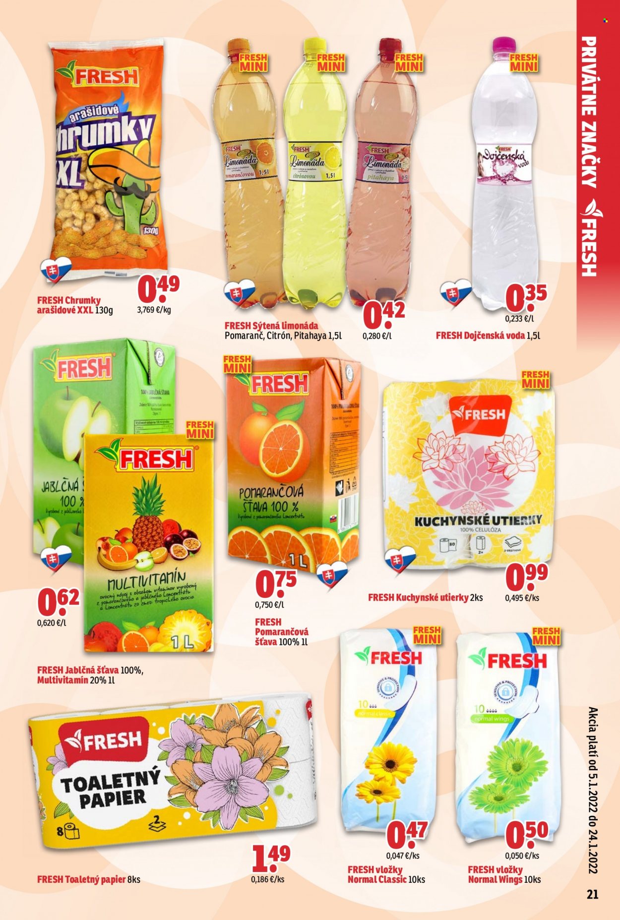 Leták FRESH - 5.1.2022 - 24.1.2022. Strana 21