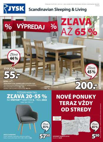 Leták JYSK - 5.1.2022 - 18.1.2022.
