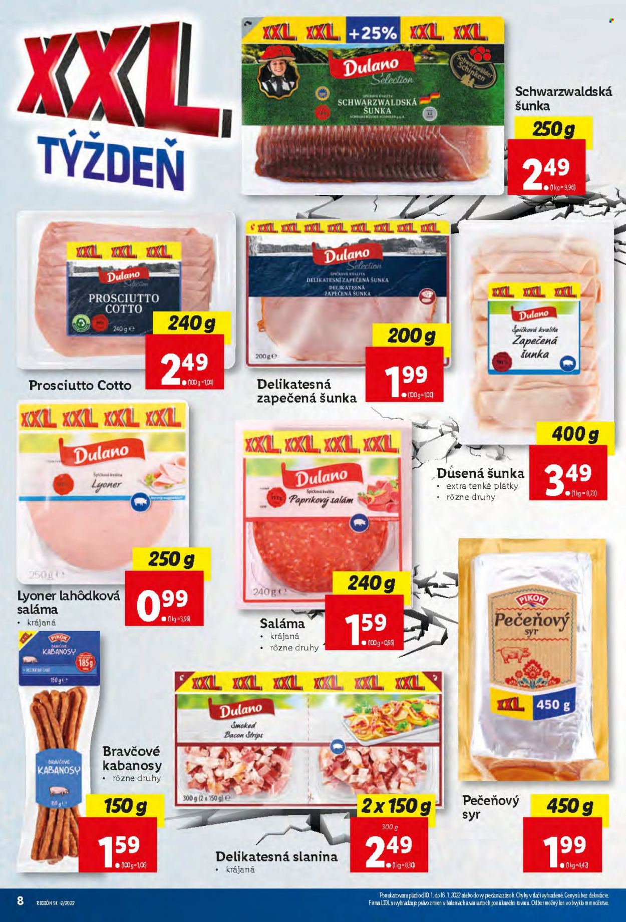 Leták Lidl - 10.1.2022 - 16.1.2022. Strana 8