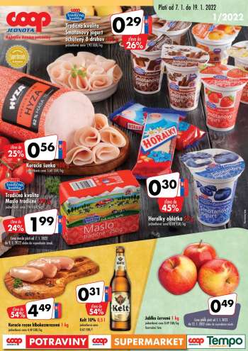 Leták COOP Jednota - 7.1.2022 - 19.1.2022.