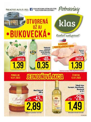 Leták Klas - 10.1.2022 - 16.1.2022.