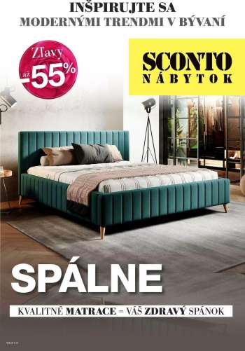 Leták Sconto nábytok.
